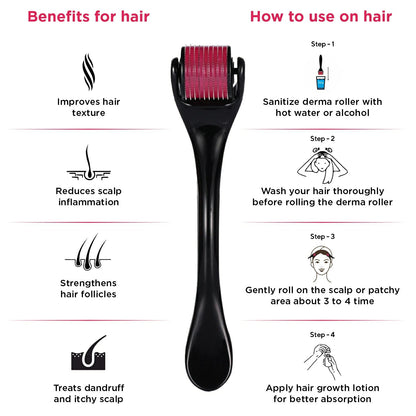 Derma roller Hair regrowth