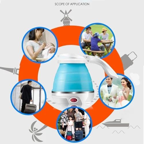 Electric Silicon foldable kettle