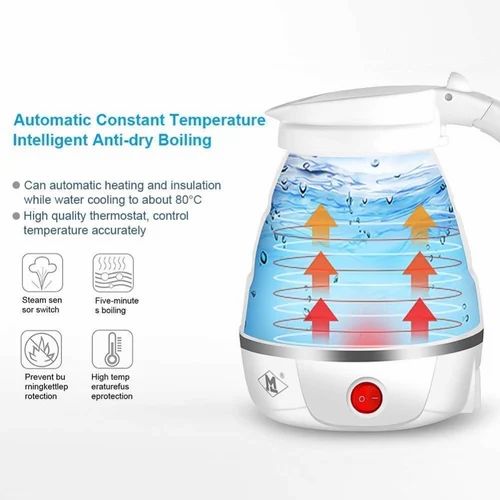 Electric Silicon foldable kettle