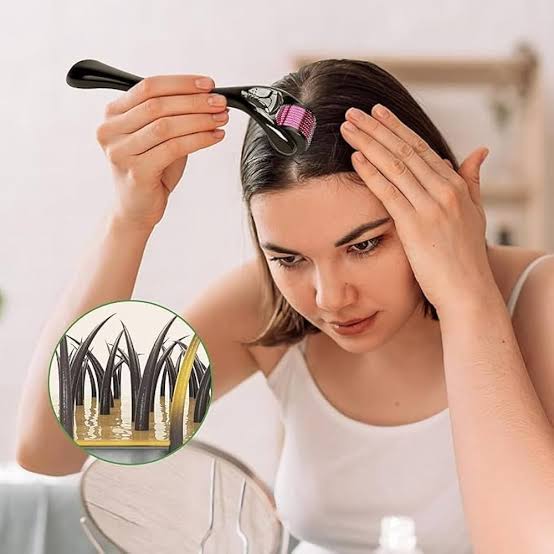 Derma roller Hair regrowth