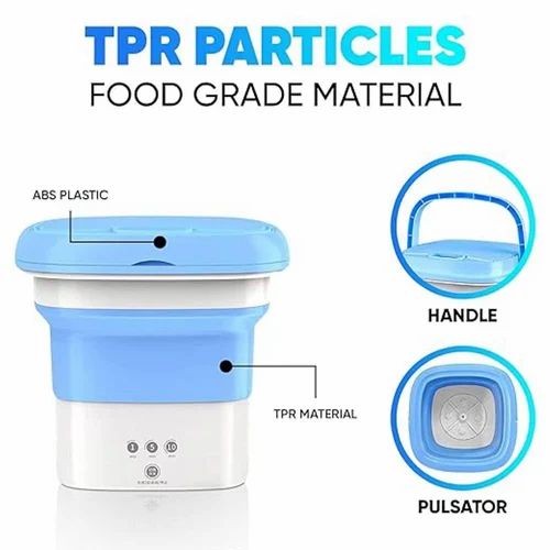 Washer with dryer mini portable and foldable washing machine