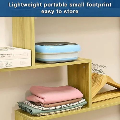 Washer with dryer mini portable and foldable washing machine