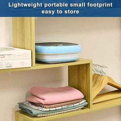 Washer with dryer mini portable and foldable washing machine