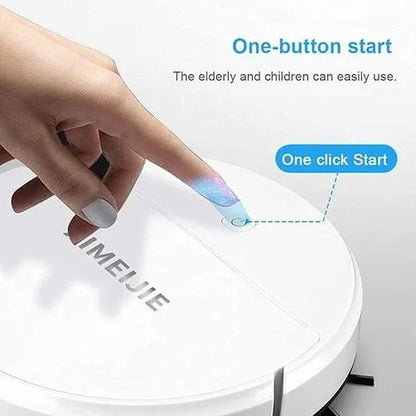 Robot vaccum cleaner with sweeping