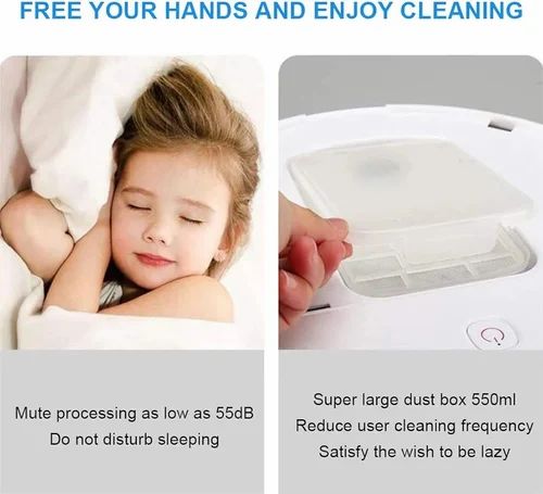 Robot vaccum cleaner with sweeping