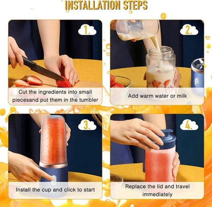 Portable mini juice blender