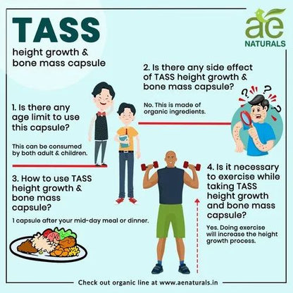 Natural Height Grow and Bone Mass Capsules