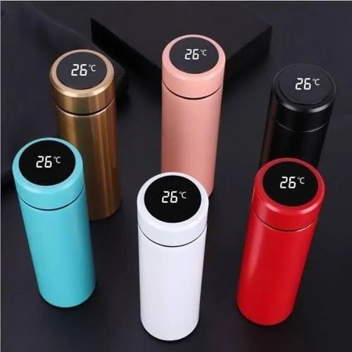 Stainless steel smart flask with Temperature display water bottle