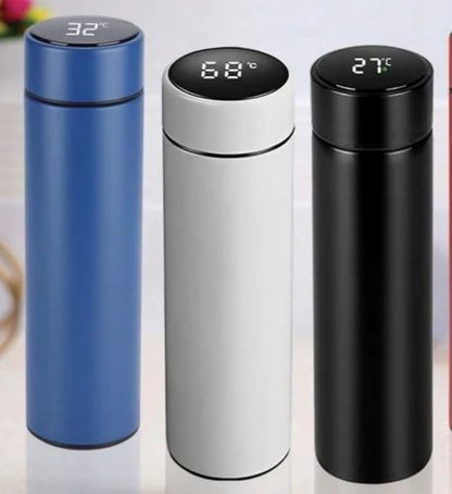 Stainless steel smart flask with Temperature display water bottle